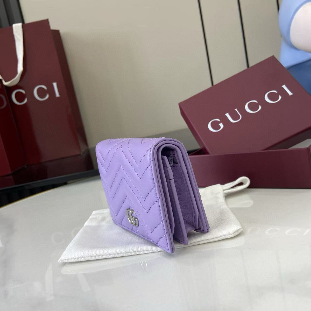 Gucci Wallets- Gucci Marmont Small Wallet Elegant Everyday Leather Wallet