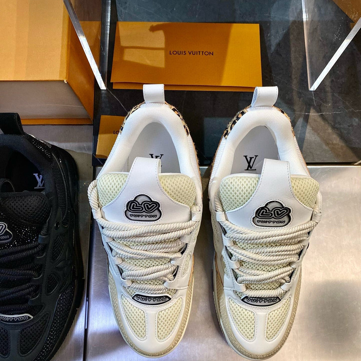 Louis Vuitton Shoes- Louis Vuitton Lou Skate Trainers Luxury Lifestyle Designer Footwear
