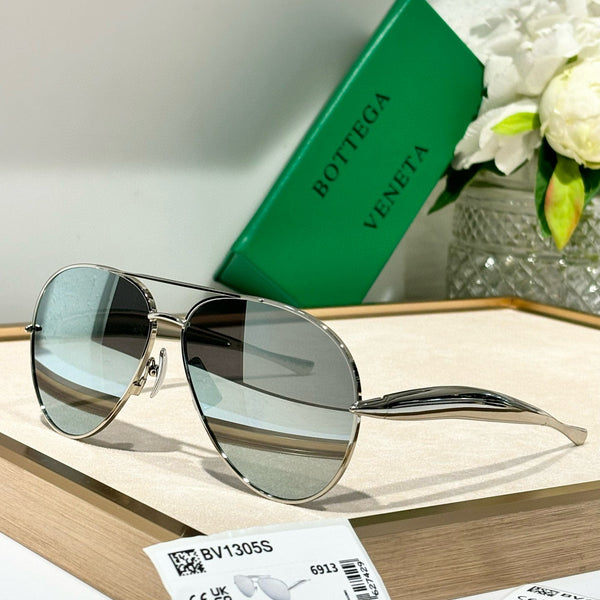 Bottega Veneta Sunglasses detail shot – authentic designer craftsmanship