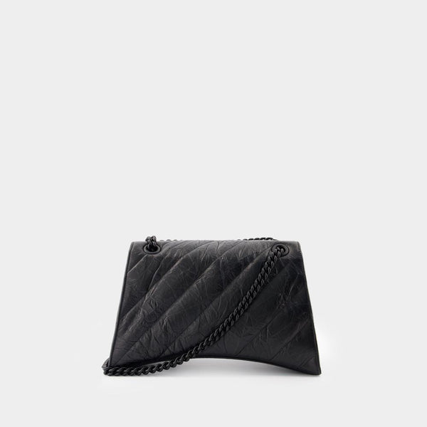 Balenciaga Bags? BALENCIAGA Crush Chain Mini Shoulder Handbag Elegant Everyday Designer Handbag