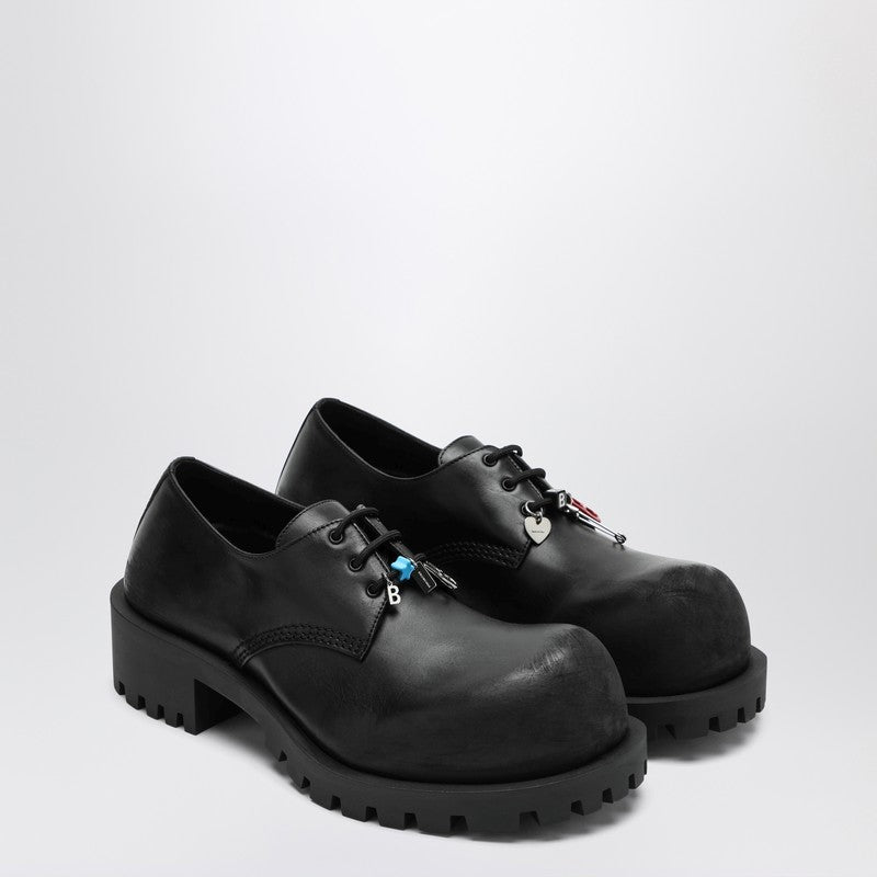 Balenciaga flats luxury designer piece front view