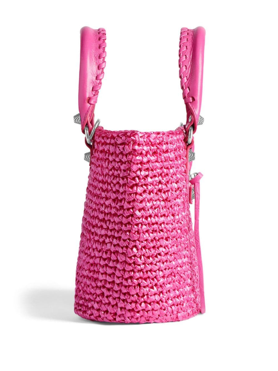 Balenciaga premium totes detail and craftsmanship close-up