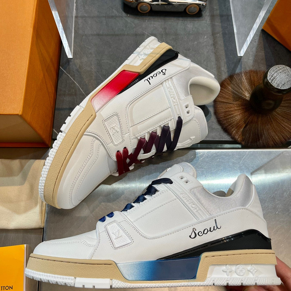 Louis Vuitton Shoes- Louis Vuitton Lou Trainers Luxury Lifestyle Designer Footwear