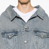 Balenciaga premium outerwear detail and craftsmanship close-up