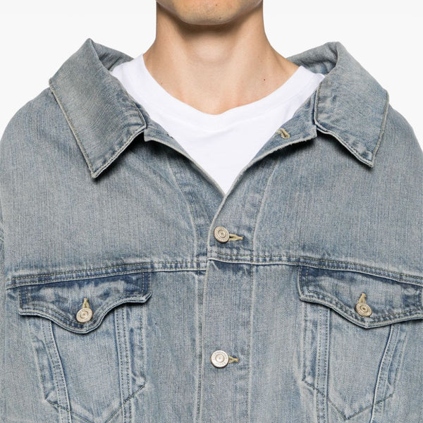 Balenciaga premium outerwear detail and craftsmanship close-up