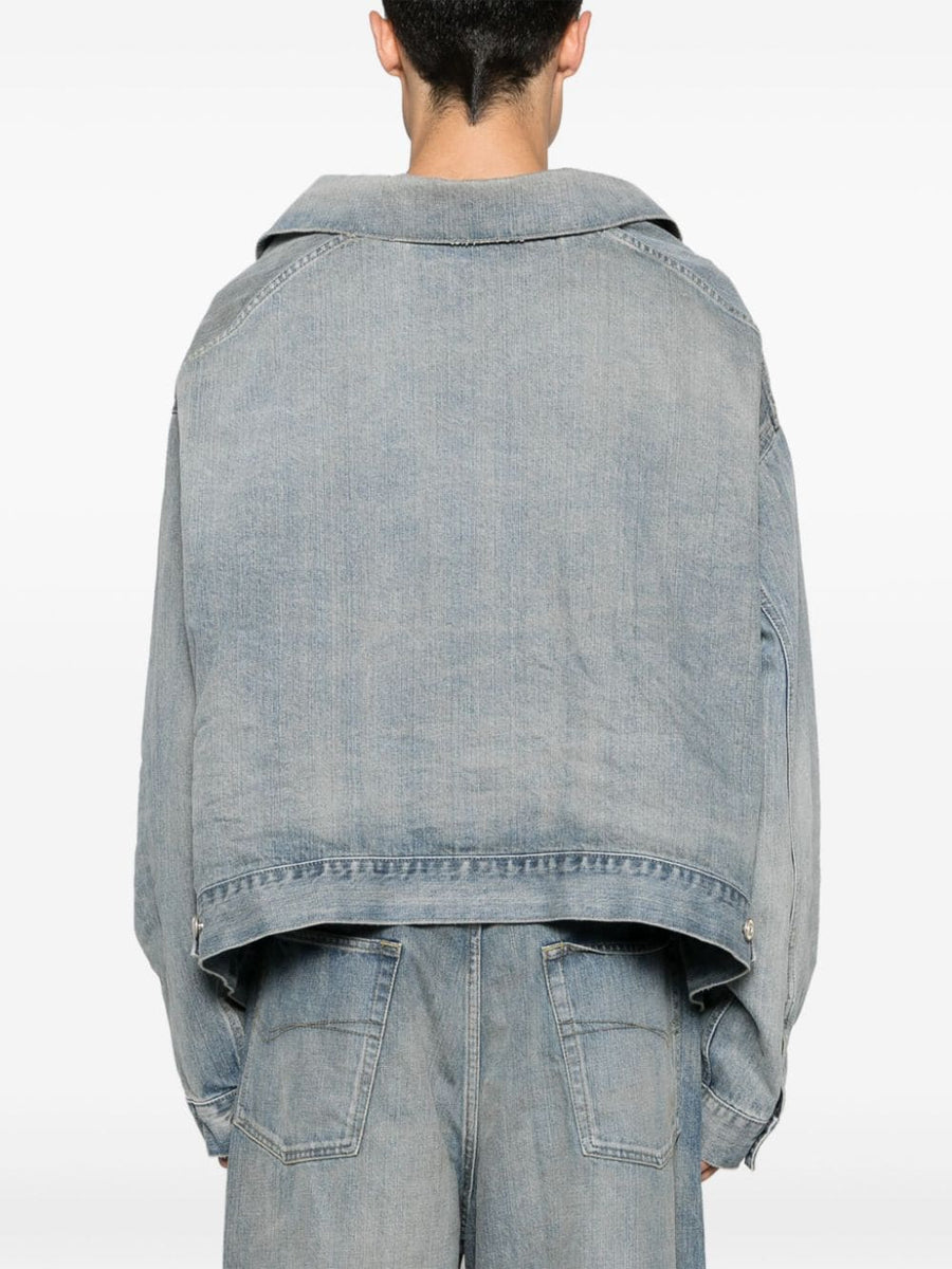 Balenciaga outerwear side profile designer luxury fashion