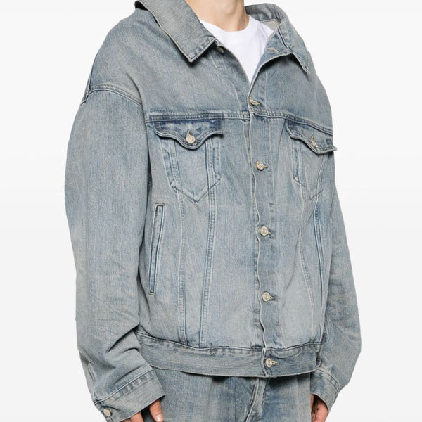 Balenciaga outerwear lifestyle shot premium designer piece