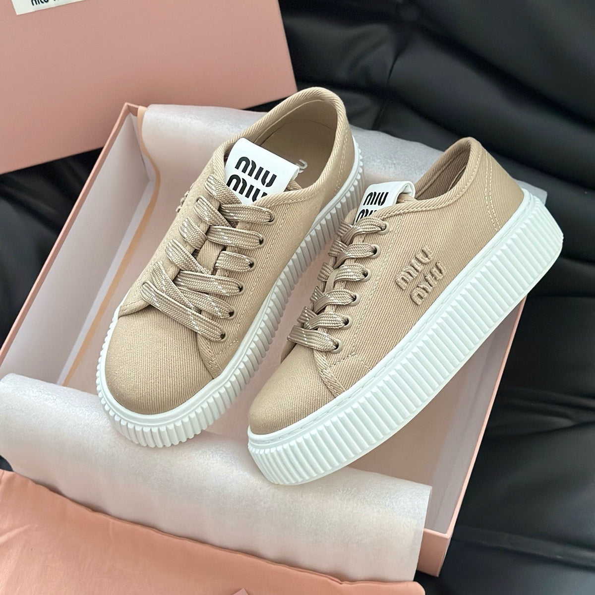 Shoes- Miu M Trainers Comfortable Everyday Designer Shoes