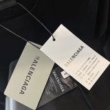 Close-up of Balenciaga designer clothing craftsmanship
