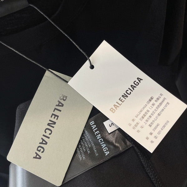 Close-up of Balenciaga designer clothing craftsmanship