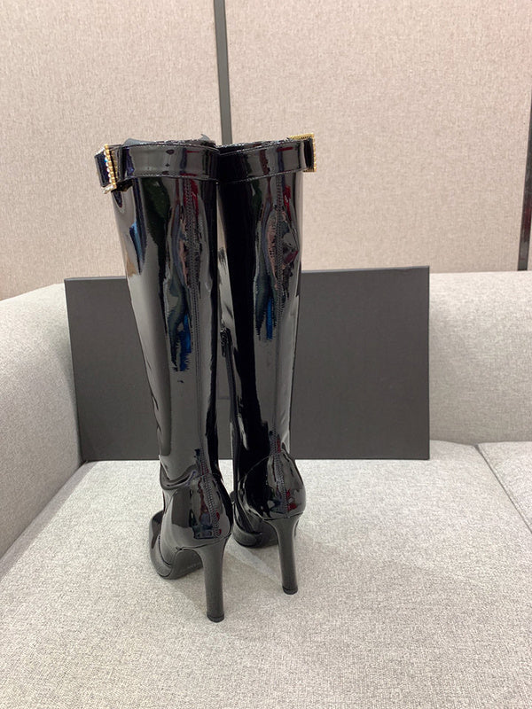 Saint Laurent designer shoes full view