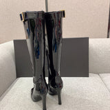 Saint Laurent designer shoes full view