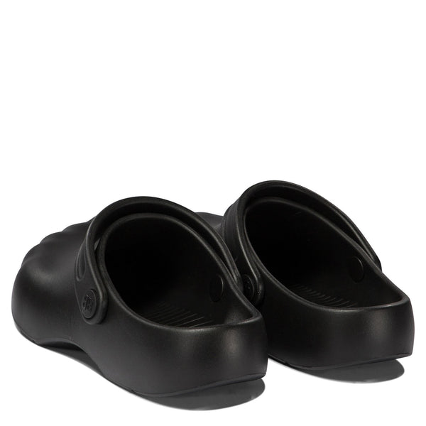 Close-up of Balenciaga moccasins hardware and fine stitching