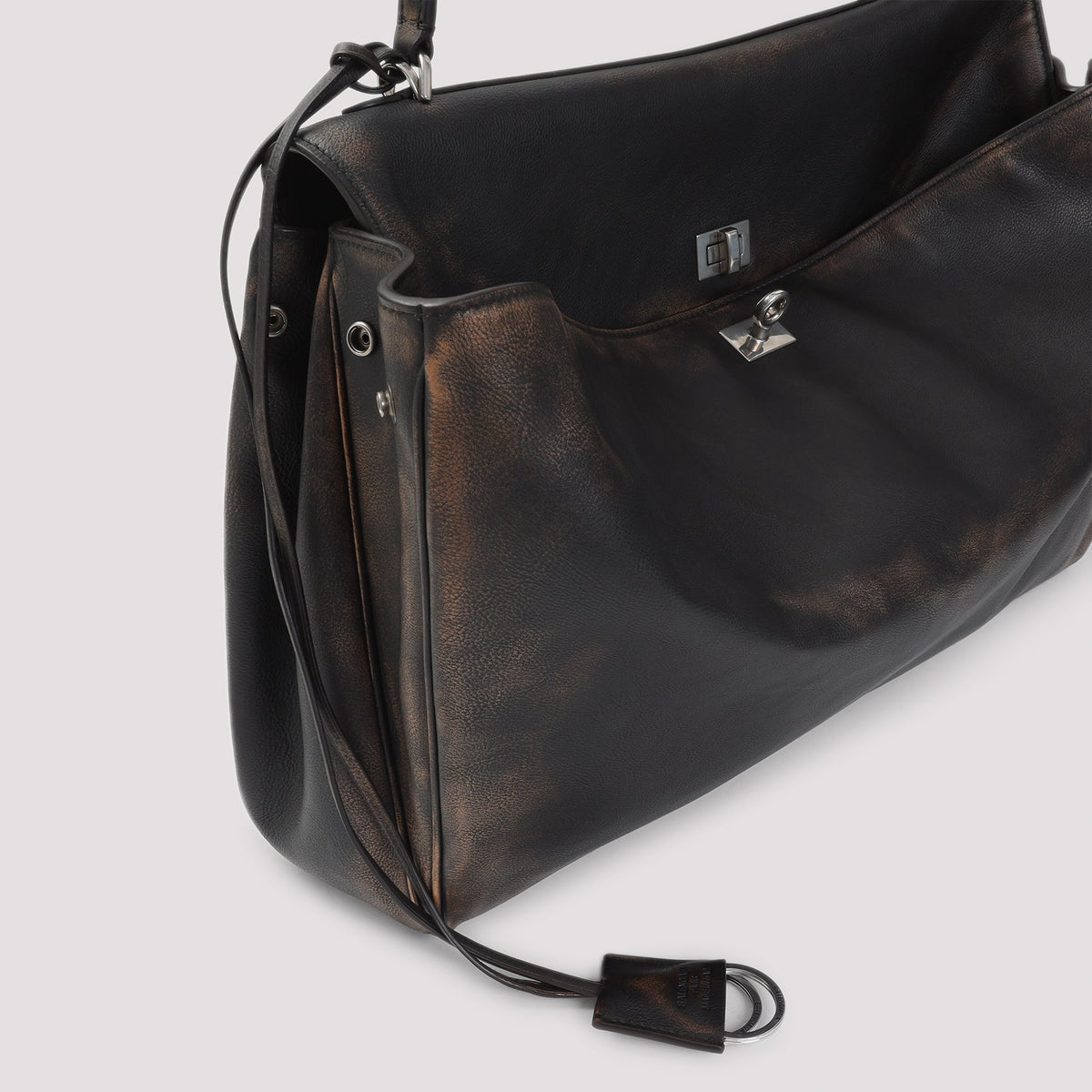 Balenciaga Bags? BALENCIAGA Rodeo Handle L Top Mini Handbag - 40.5CM x 29.5CM x 13CM Elegant Everyday Designer Handbag