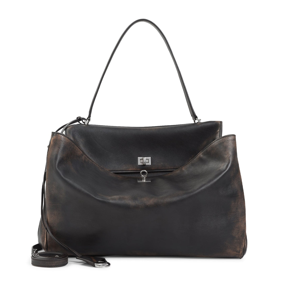 Balenciaga Bags? BALENCIAGA Rodeo Handle L Top Mini Handbag - 40.5CM x 29.5CM x 13CM Elegant Everyday Designer Handbag