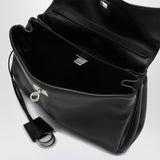 Close-up of Balenciaga handbags hardware and fine stitching