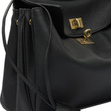 Close-up of Balenciaga shoulder bags hardware and fine stitching