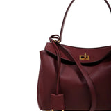 Close-up of Balenciaga handbags hardware and fine stitching