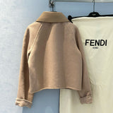 Fendi Double Sided Coat detail shot – designer craftsmanship and quality