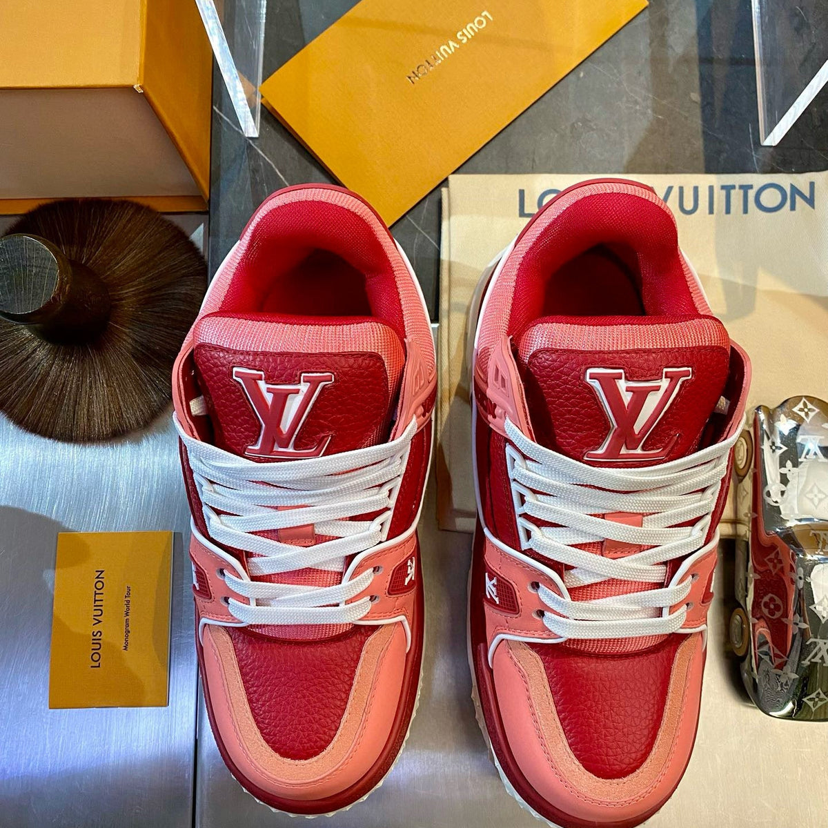 Louis Vuitton Shoes- Louis Vuitton Lou Trainer Maxi Trainers Premium Designer Casual Shoes