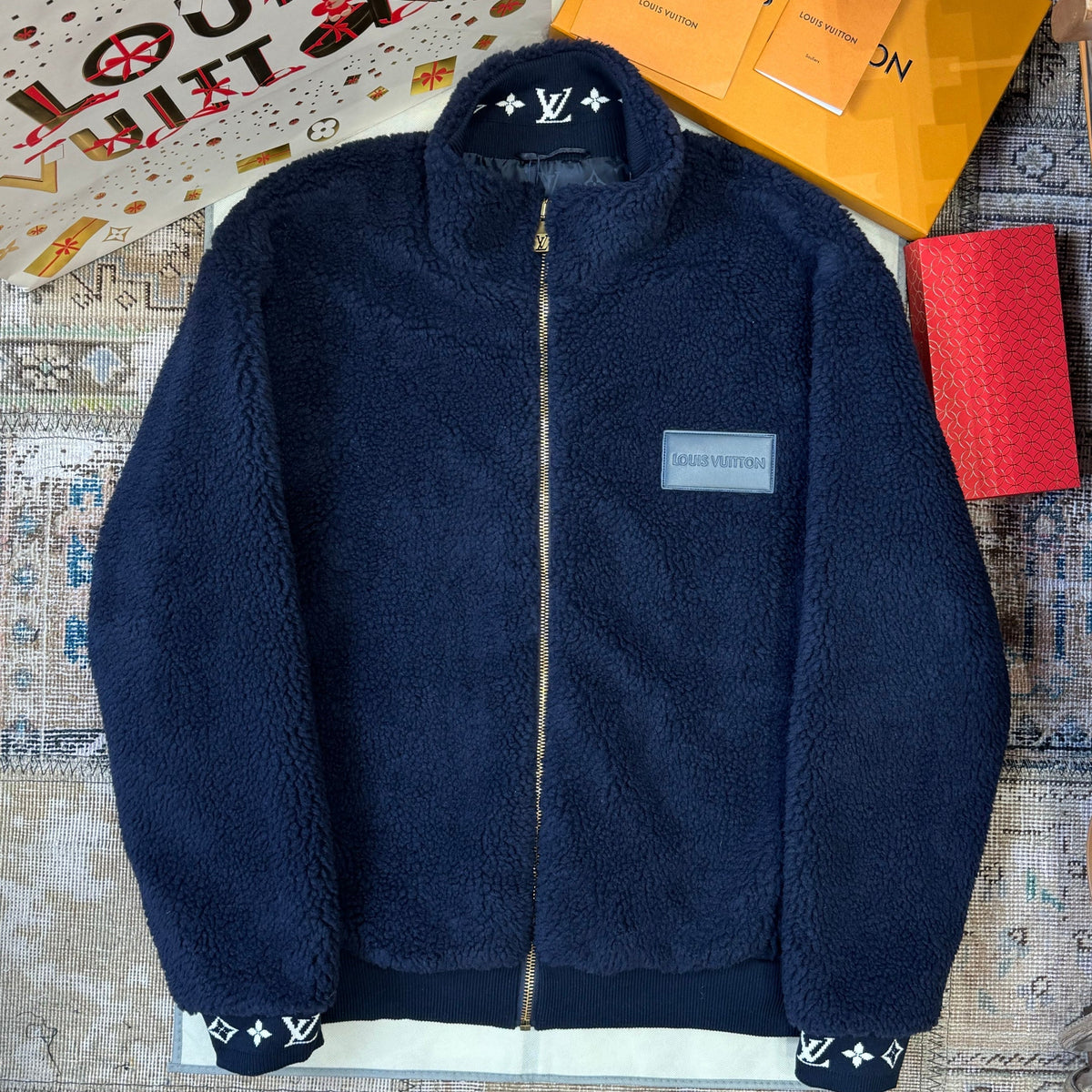 Louis Vuitton Jackets? Louis Vuitton Lou Zip Fleece Jacket Premium Casual Designer Jacket