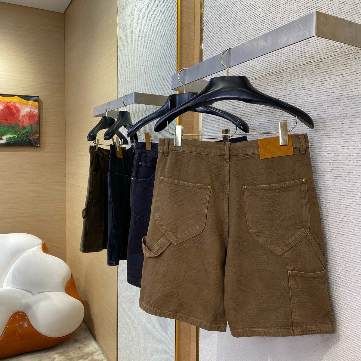 Louis Vuitton Jeans- Louis Vuitton Lou Denim Shorts Premium Designer Denim Jeans
