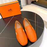 Hermès Nude Block Heel Pumps - Back View