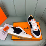 Hermès Grey Bow-Detail Flats - Sole Detail View