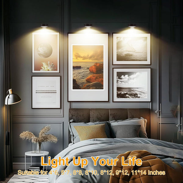 3-Pack Picture Lights for Wall