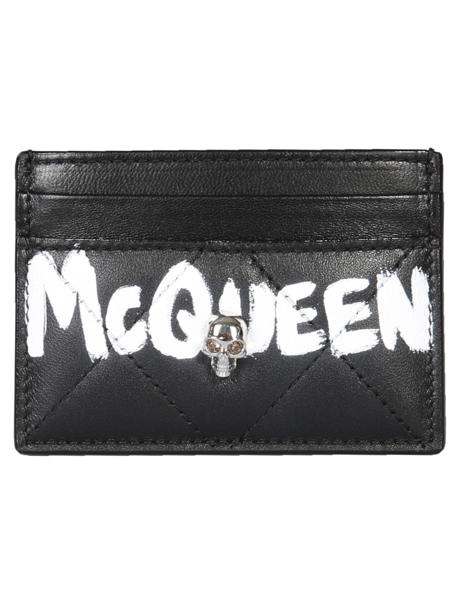 Alexander McQueen wallets luxury designer piece front view