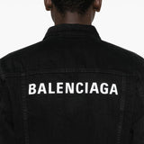 Balenciaga premium outerwear detail and craftsmanship close-up