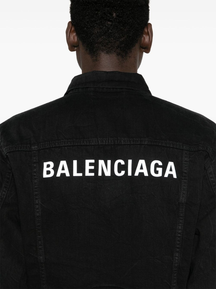 Balenciaga Jackets? BALENCIAGA Cotton Denim Jacket for Women - SS25 Collection Premium Casual Designer Jacket