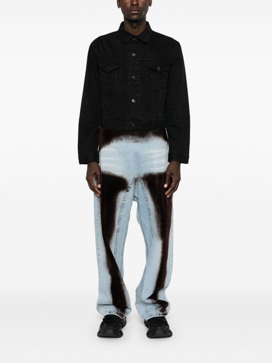 Balenciaga outerwear side profile designer luxury fashion