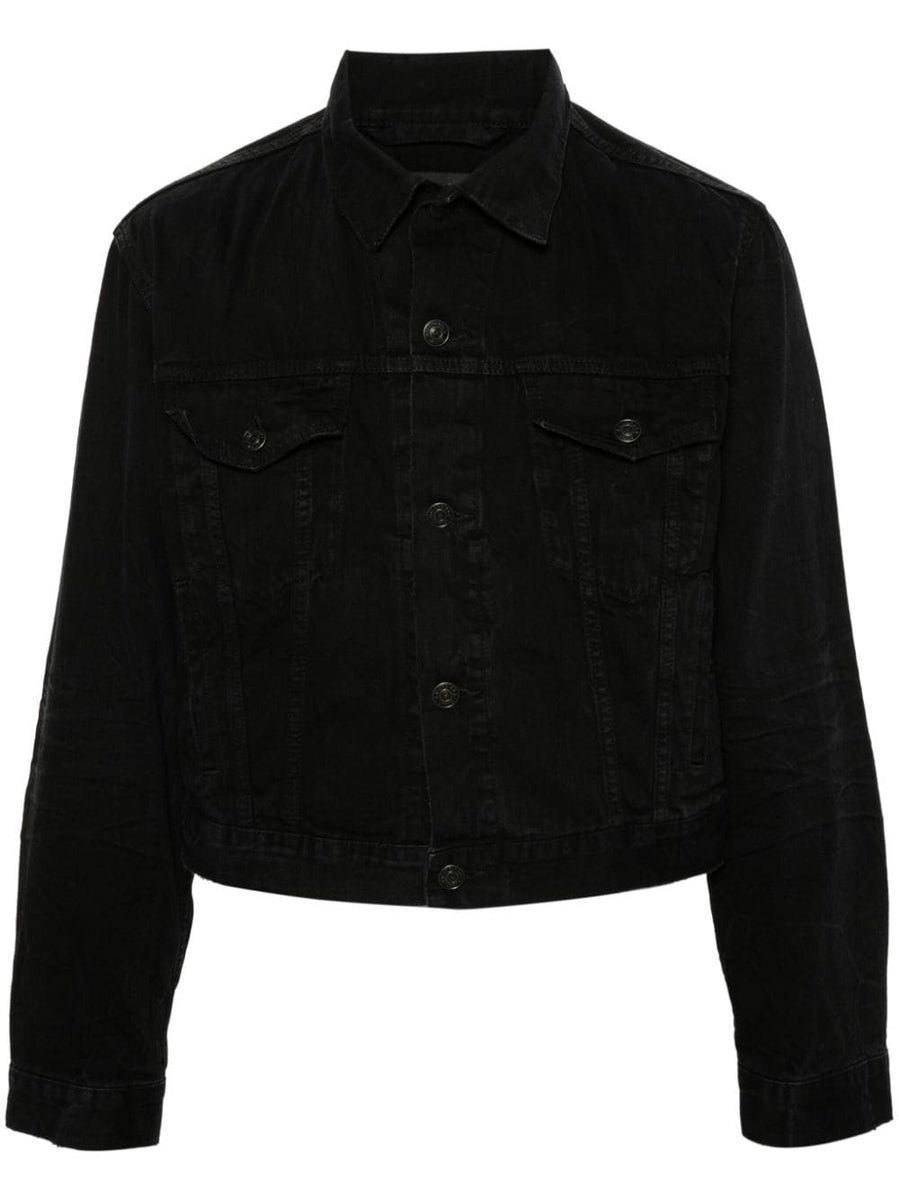Balenciaga Jackets? BALENCIAGA Cotton Denim Jacket for Women - SS25 Collection Premium Casual Designer Jacket