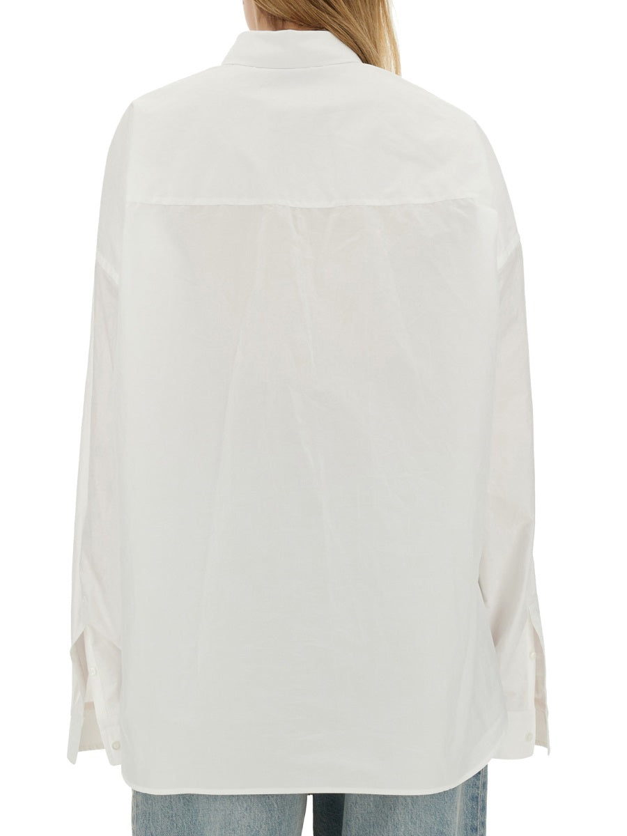 Balenciaga Tops? BALENCIAGA Wrap Shirt, Size S Elegant Everyday Designer Top