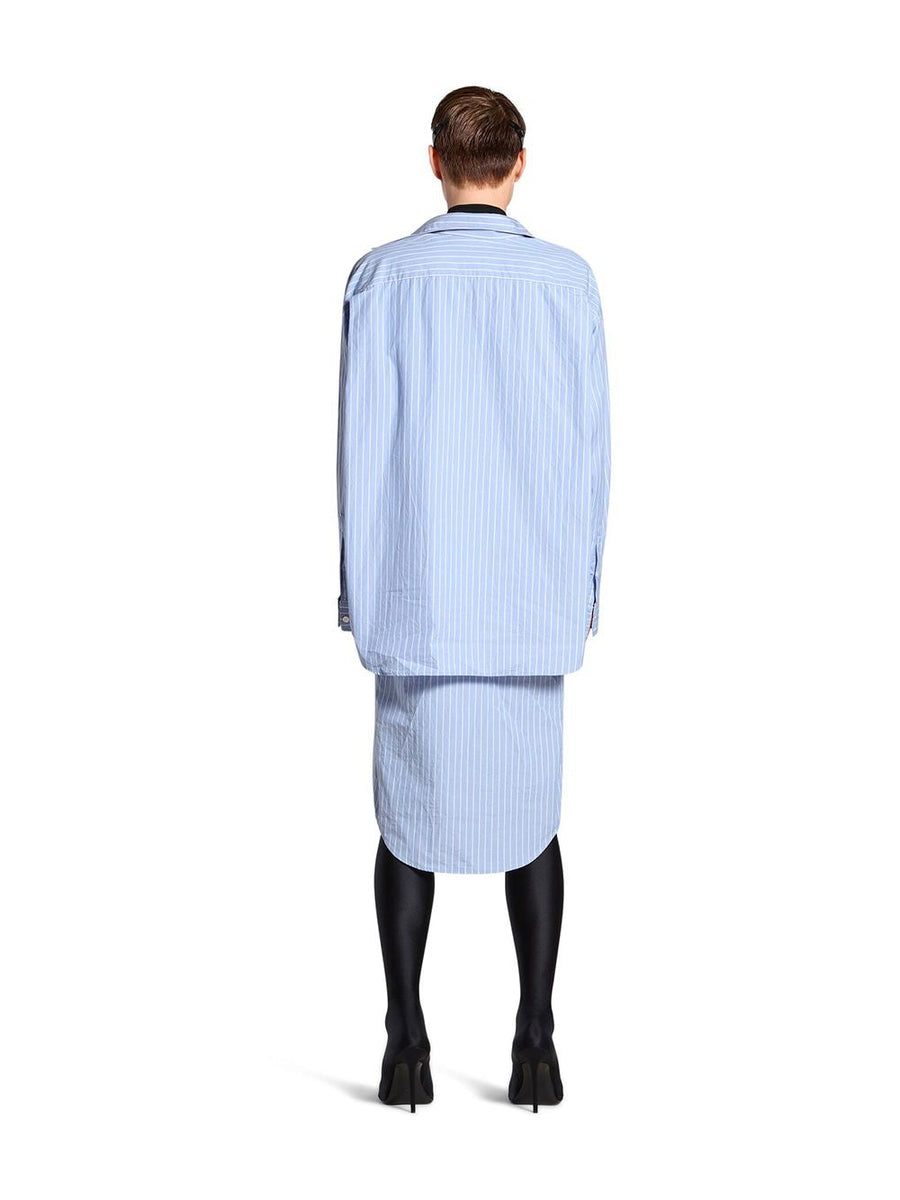 Balenciaga Jackets? BALENCIAGA Classic Layered Shirtdress for Women Luxury Designer Outerwear Jacket