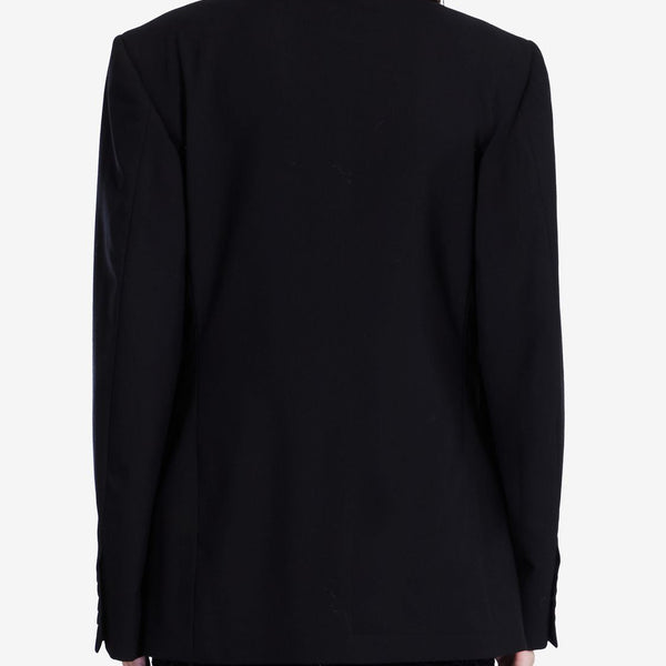 Balenciaga outerwear side profile designer luxury fashion