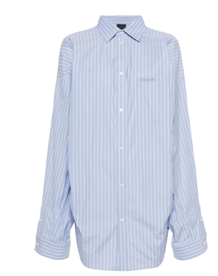 Balenciaga premium shirts detail and craftsmanship close-up