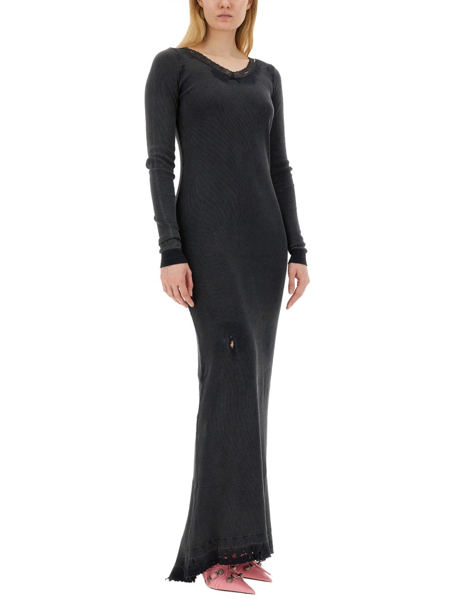 Balenciaga premium dresses detail and craftsmanship close-up