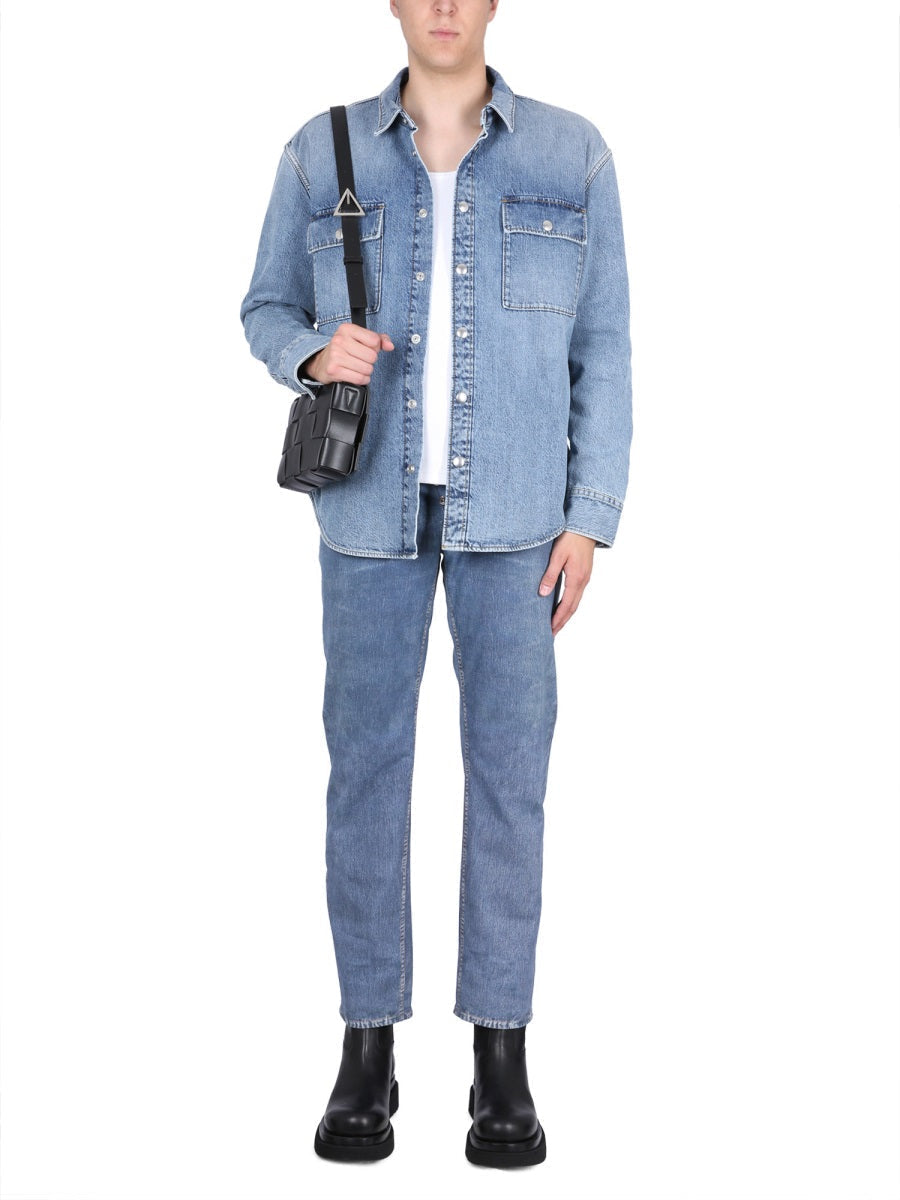 Bottega Veneta Tops? Bottega Veneta Men Denim Shirt Elegant Everyday Designer Top