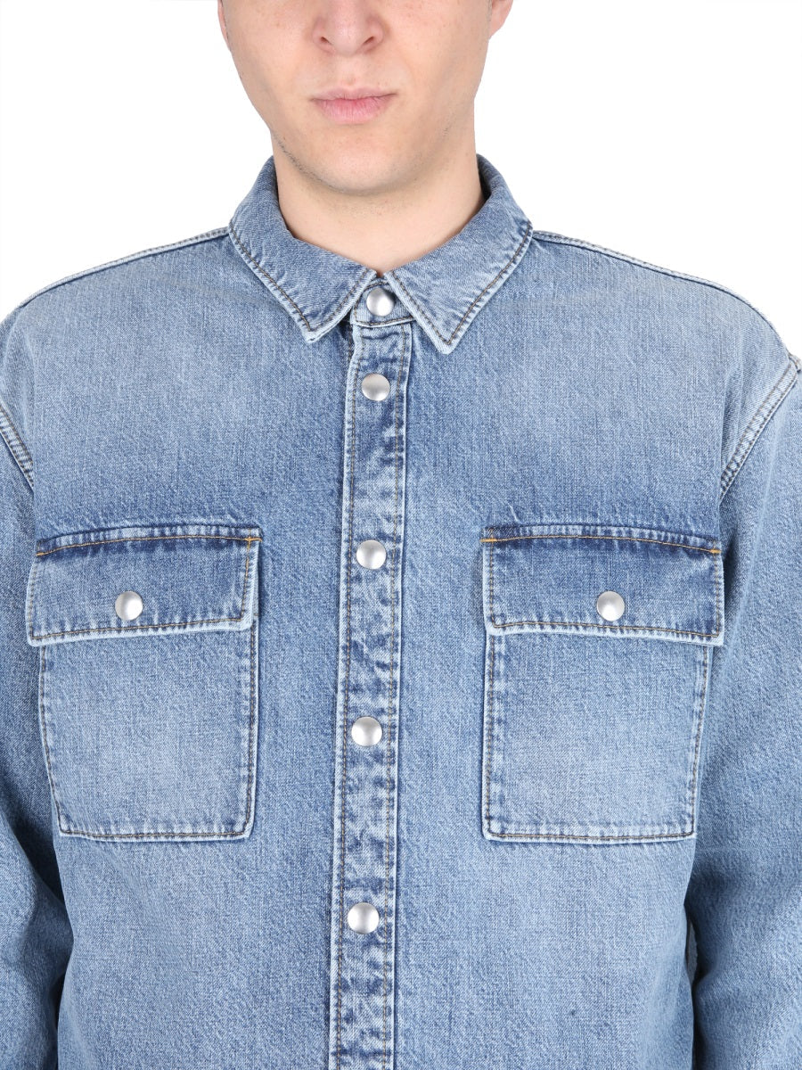 Bottega Veneta Tops? Bottega Veneta Men Denim Shirt Elegant Everyday Designer Top