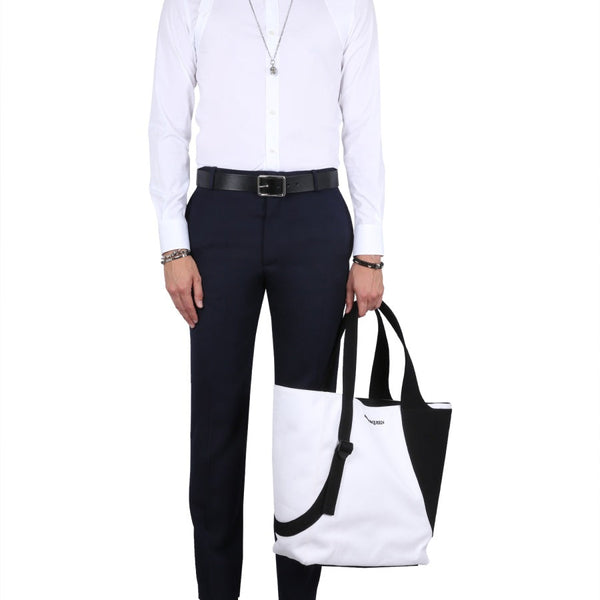 Alexander McQueen premium pants detail and craftsmanship close-up
