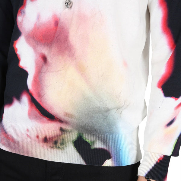Alexander McQueen Accessories? Alexander Mcqueen Men Jersey With Solarised Flower Print Luxury Designer Fashion Accessory