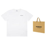 Burberry luxury t-shirt detail shot
