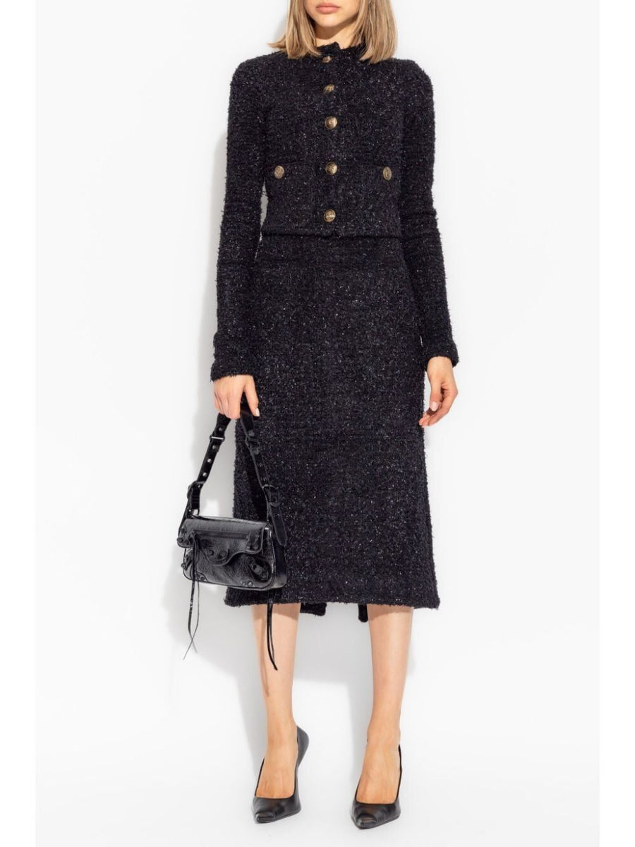 Balenciaga skirts side profile designer luxury fashion