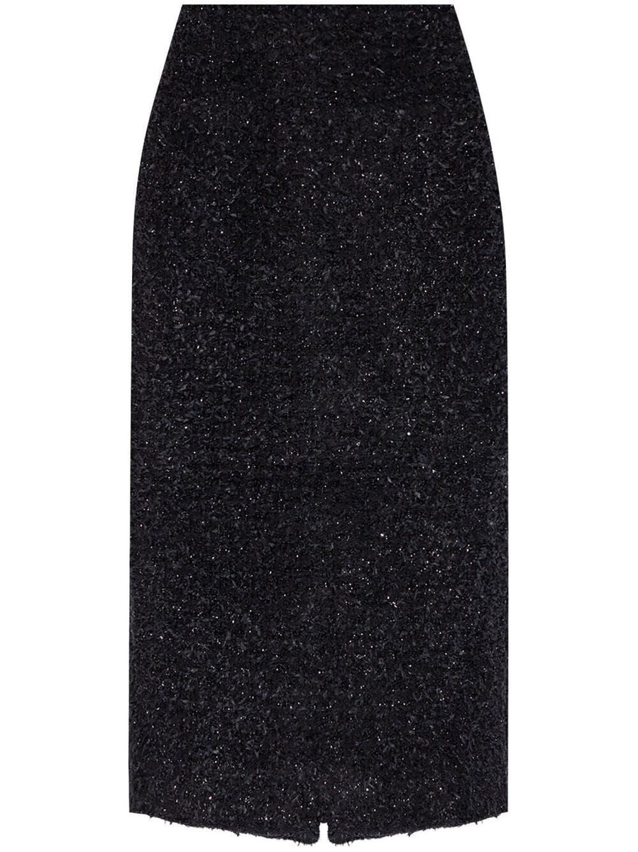 Balenciaga Skirts? BALENCIAGA Chic Midi Skirt for Women - FW24 Collection Chic Everyday Designer Skirt