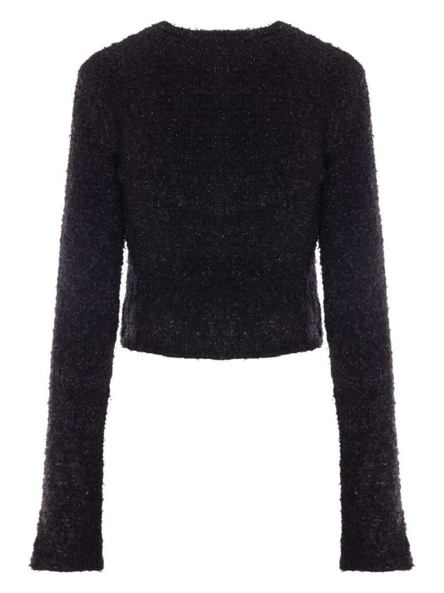 Balenciaga Sweaters? BALENCIAGA Mini Cropped Cardigan for Women Premium Casual Designer Knitwear