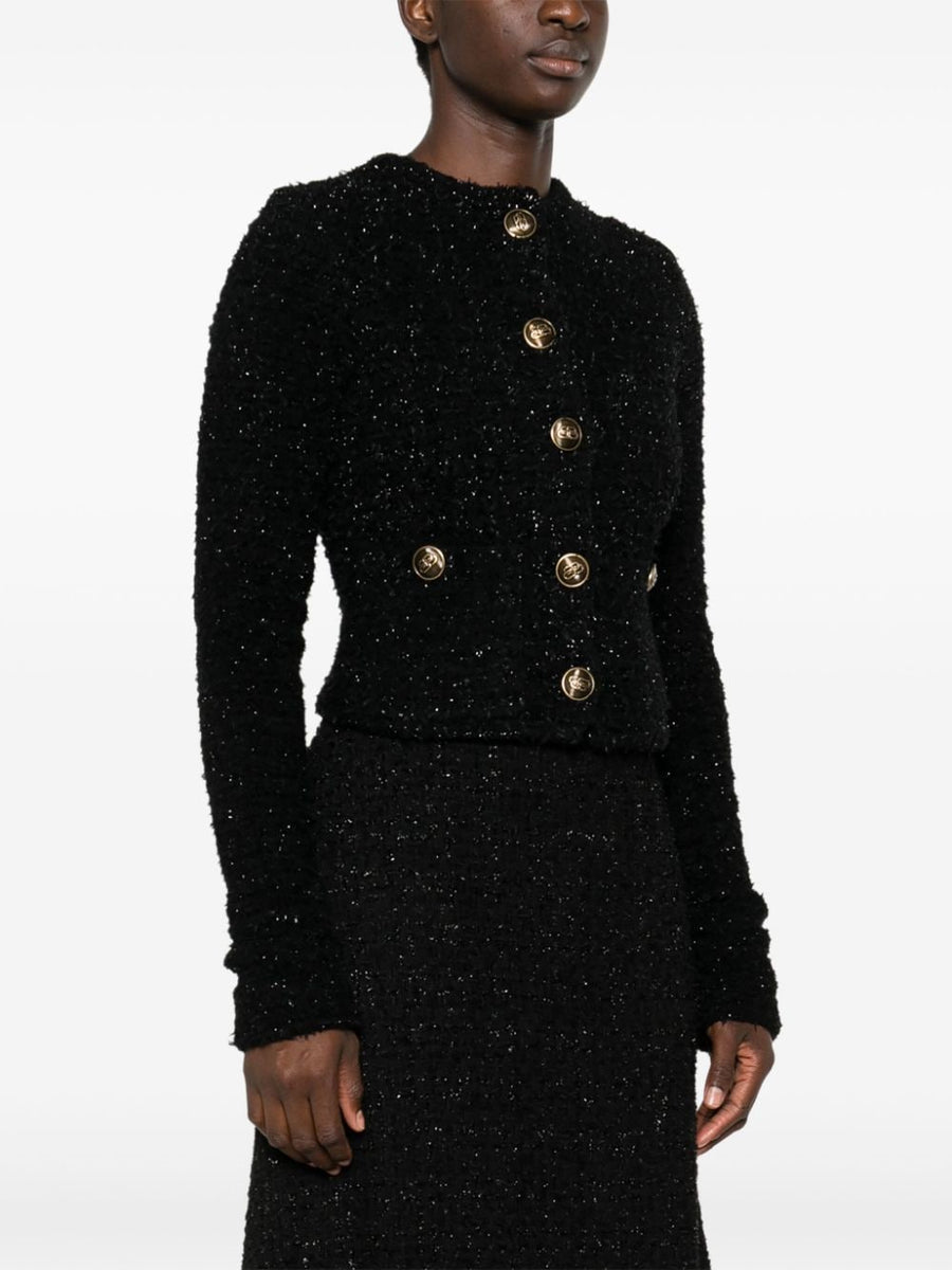 Balenciaga Jackets? BALENCIAGA Cropped Bouclé Jacket Premium Casual Designer Jacket