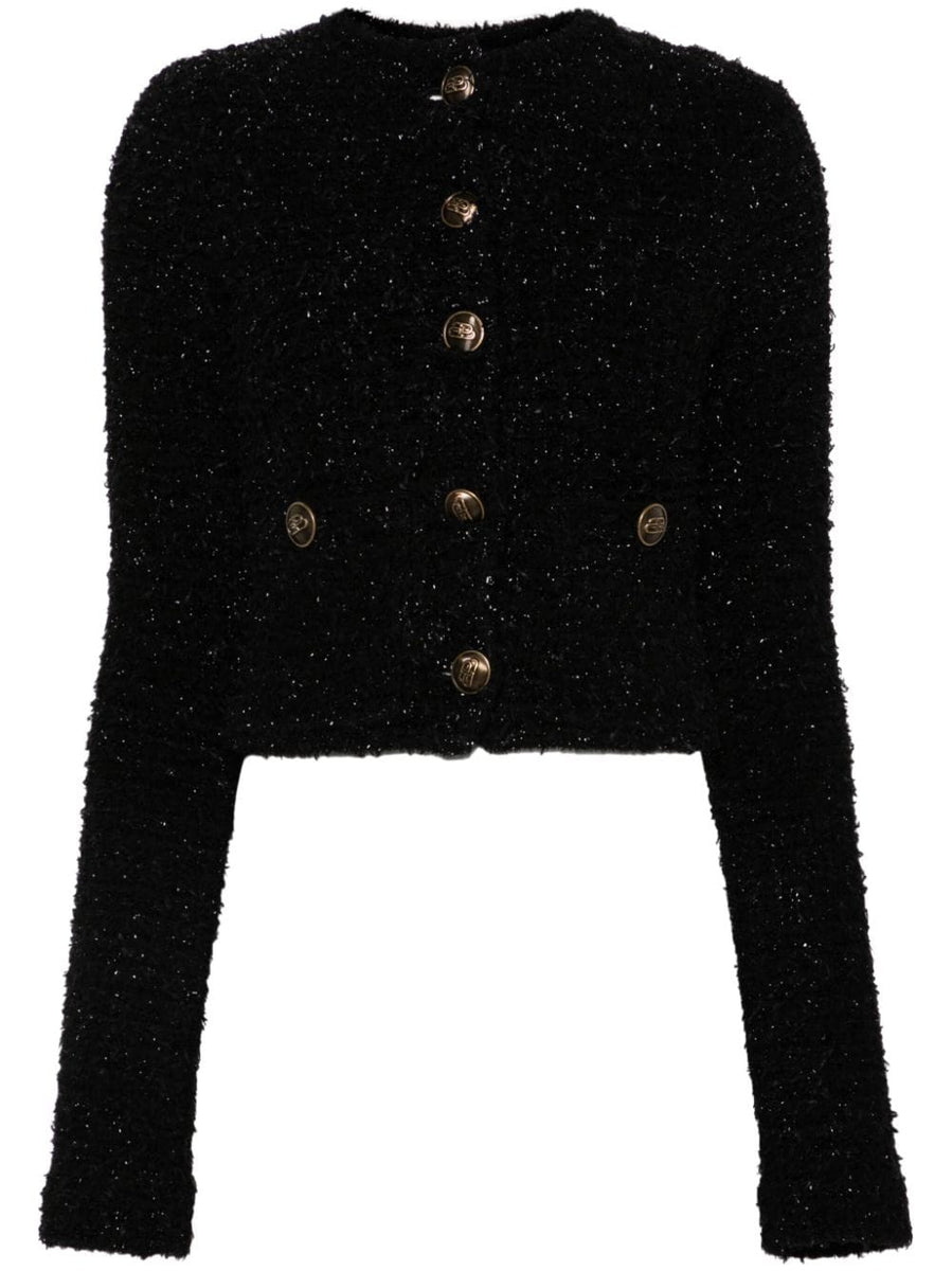 Balenciaga Jackets- BALENCIAGA Cropped Bouclé Jacket Stylish Everyday Designer Outerwear