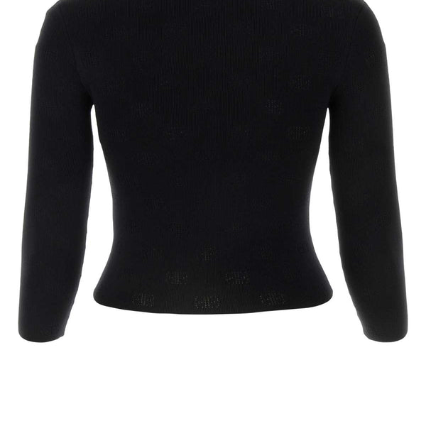 Balenciaga premium jerseys & knitwear detail and craftsmanship close-up